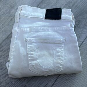 True religion white jeans